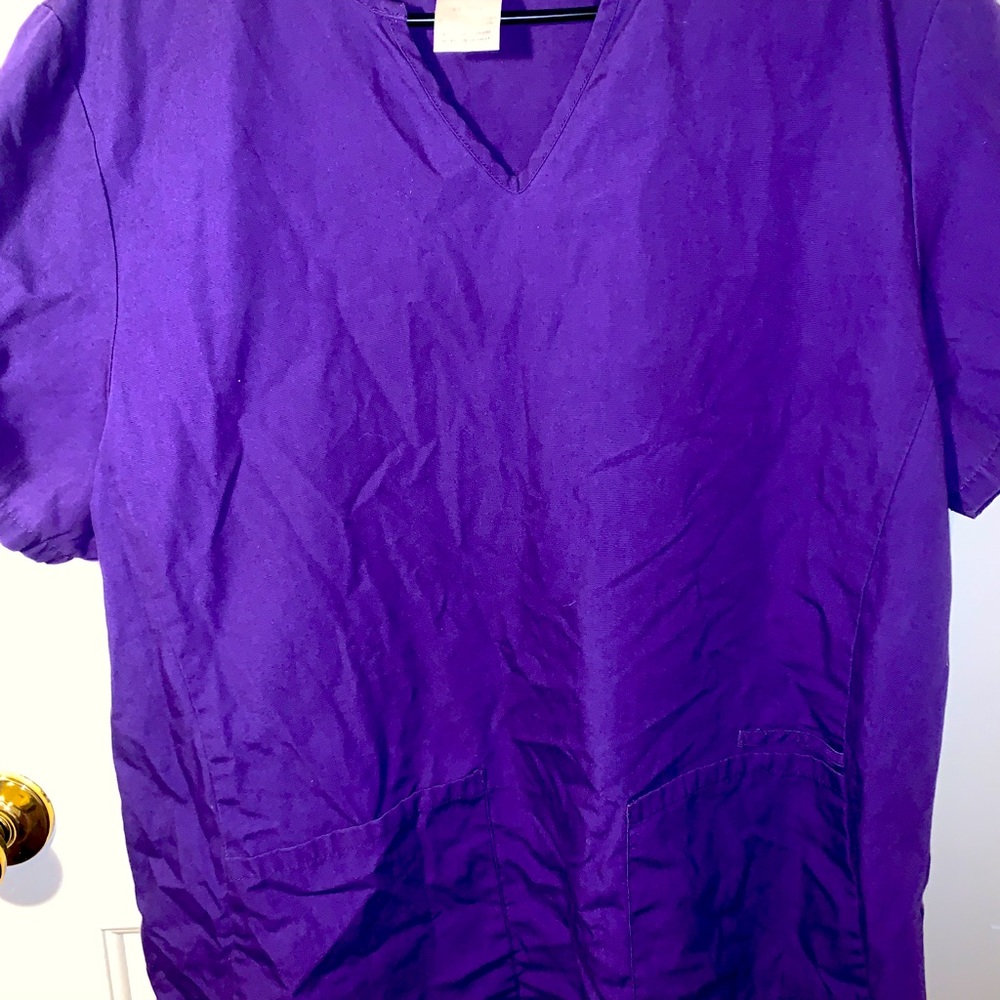 Purple Scrub Top